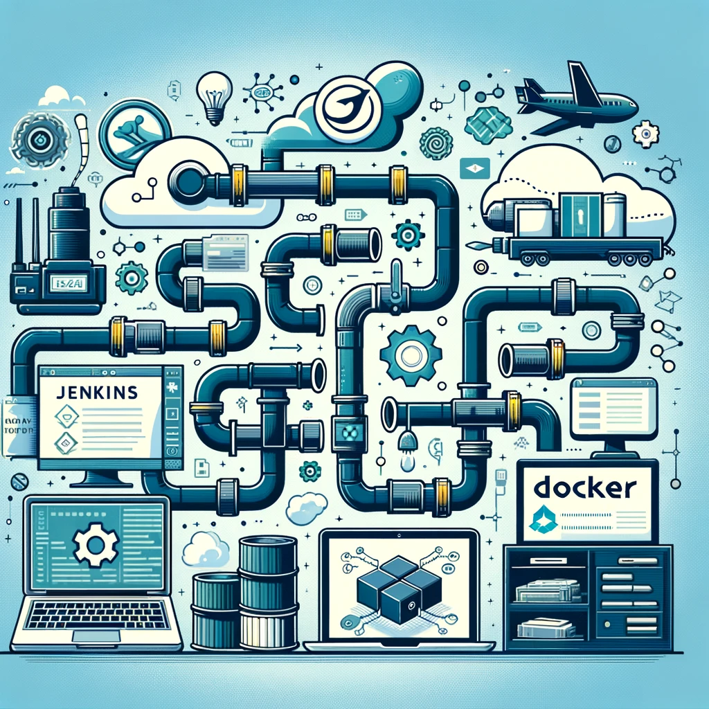 CI/CD pipeline illustration